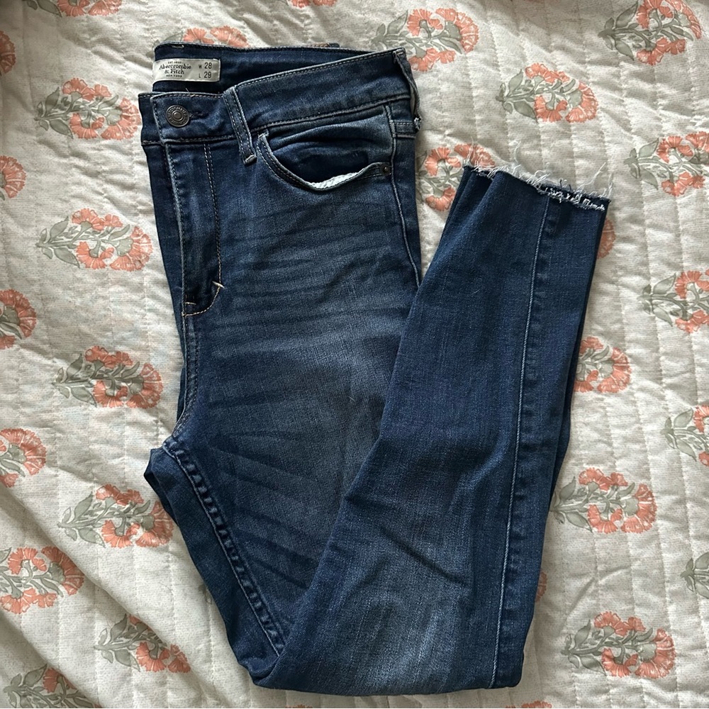 Abercrombie & Fitch Blue Skinny Jeans Versatile Fit